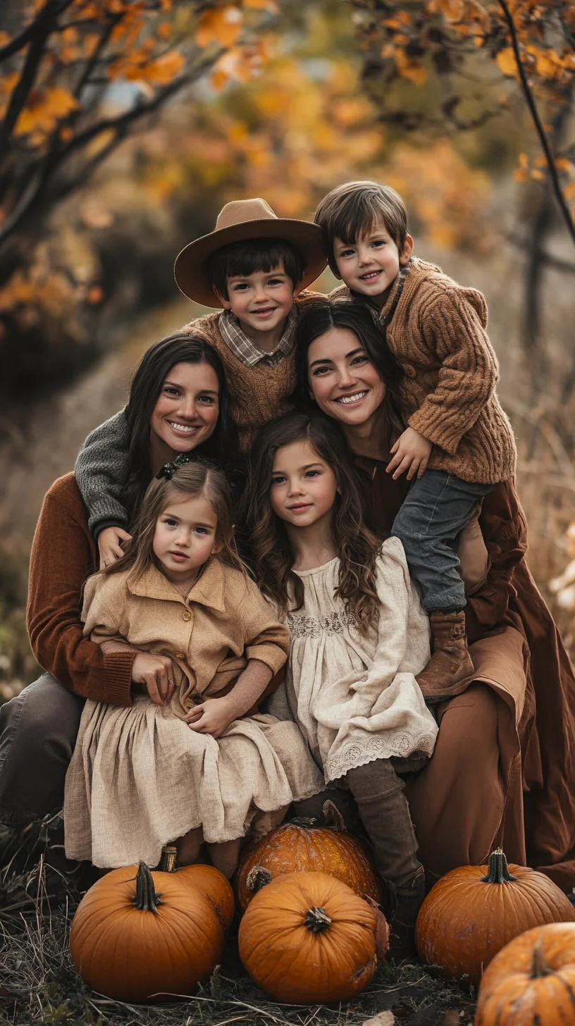 Embrace Autumn Elegance: Cozy Layers and Earthy Tones for Family Gatherings