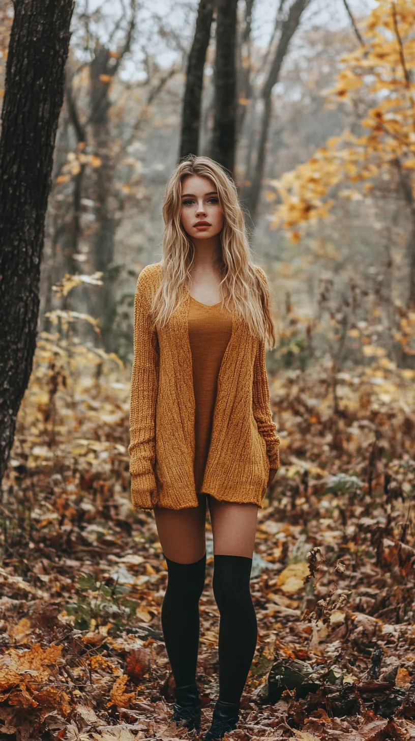 Embrace Autumn Vibes: Cozy Knits and Earthy Tones for Effortless Style