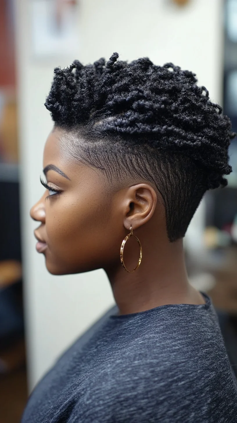 Embrace Bold Elegance with a Textured Tapered Cut