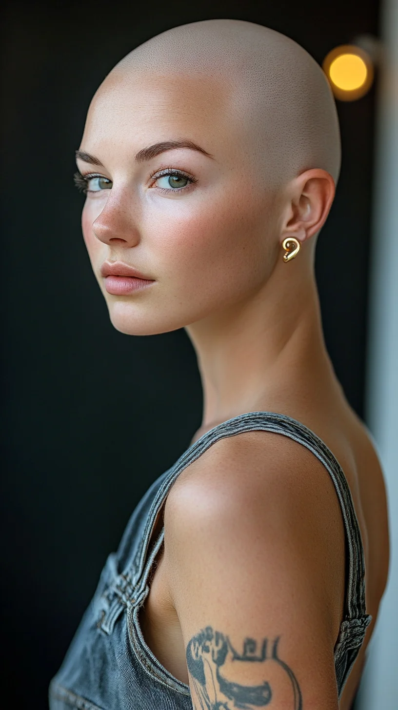 Embrace Boldness: The Chic and Empowering Bald Look