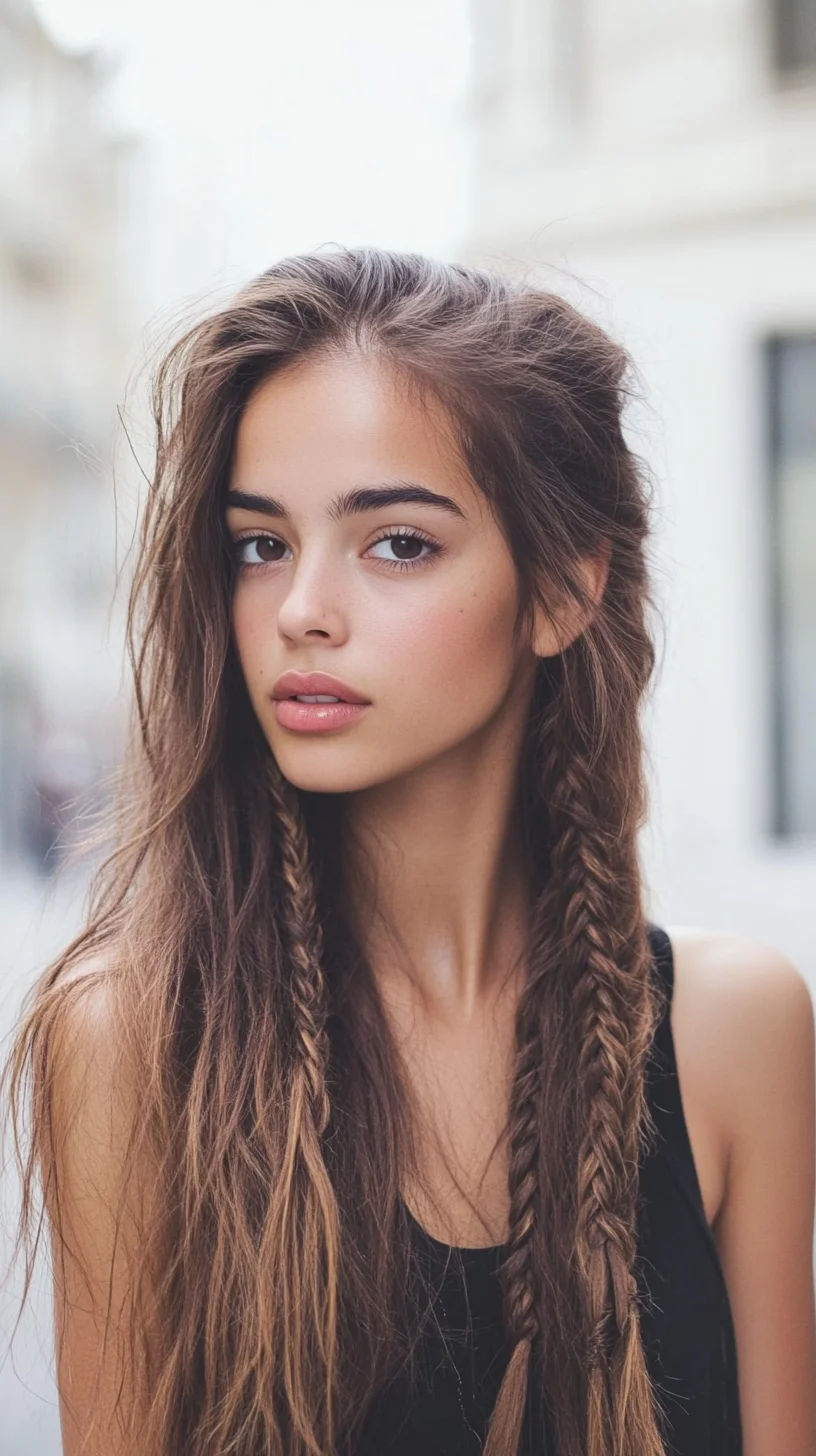 Embrace Effortless Elegance: The Chic Boho Braid Look