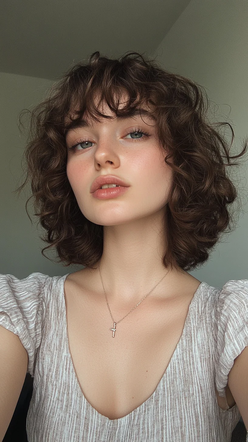 Embrace Effortless Elegance with Playful Curly Layers