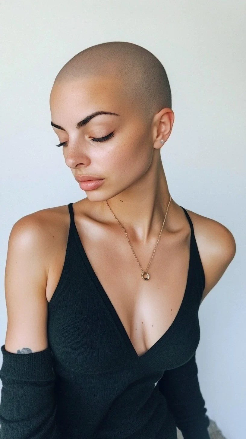 Embrace Effortless Elegance with the Chic Bald Look