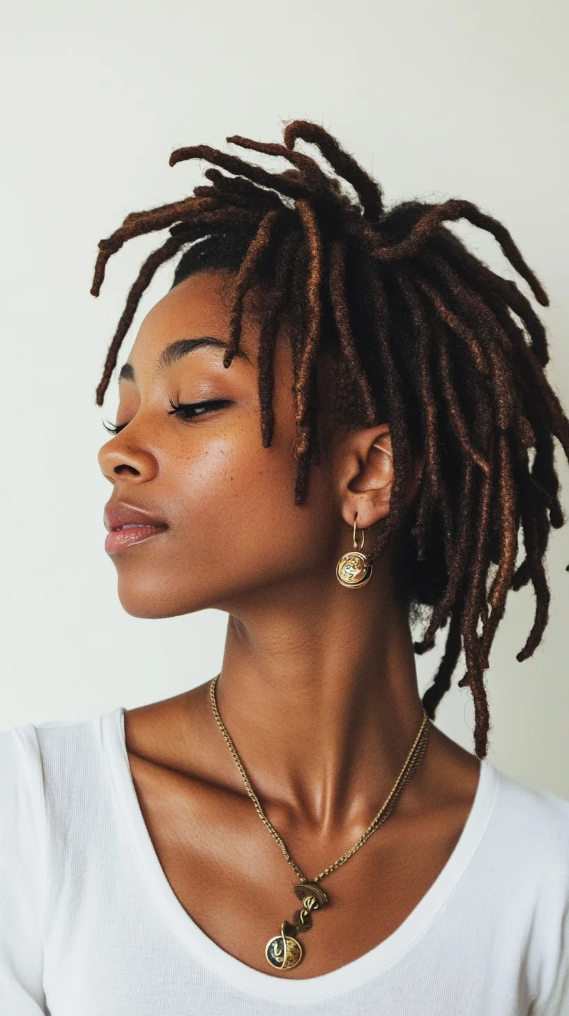 Embrace Natural Elegance with Effortlessly Styled Locs