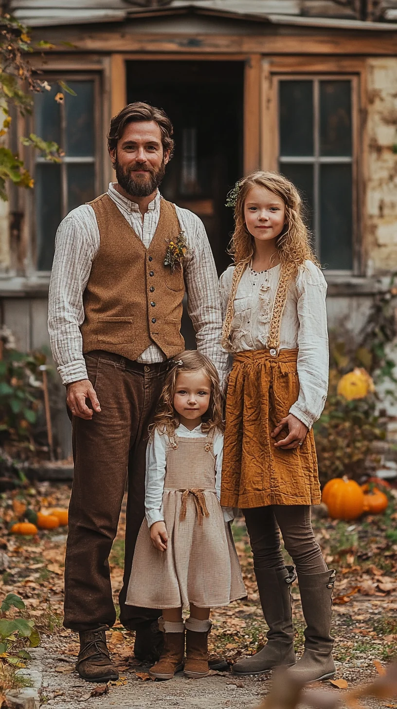 Embrace Rustic Elegance: Charming Family Style for Autumn Gatherings