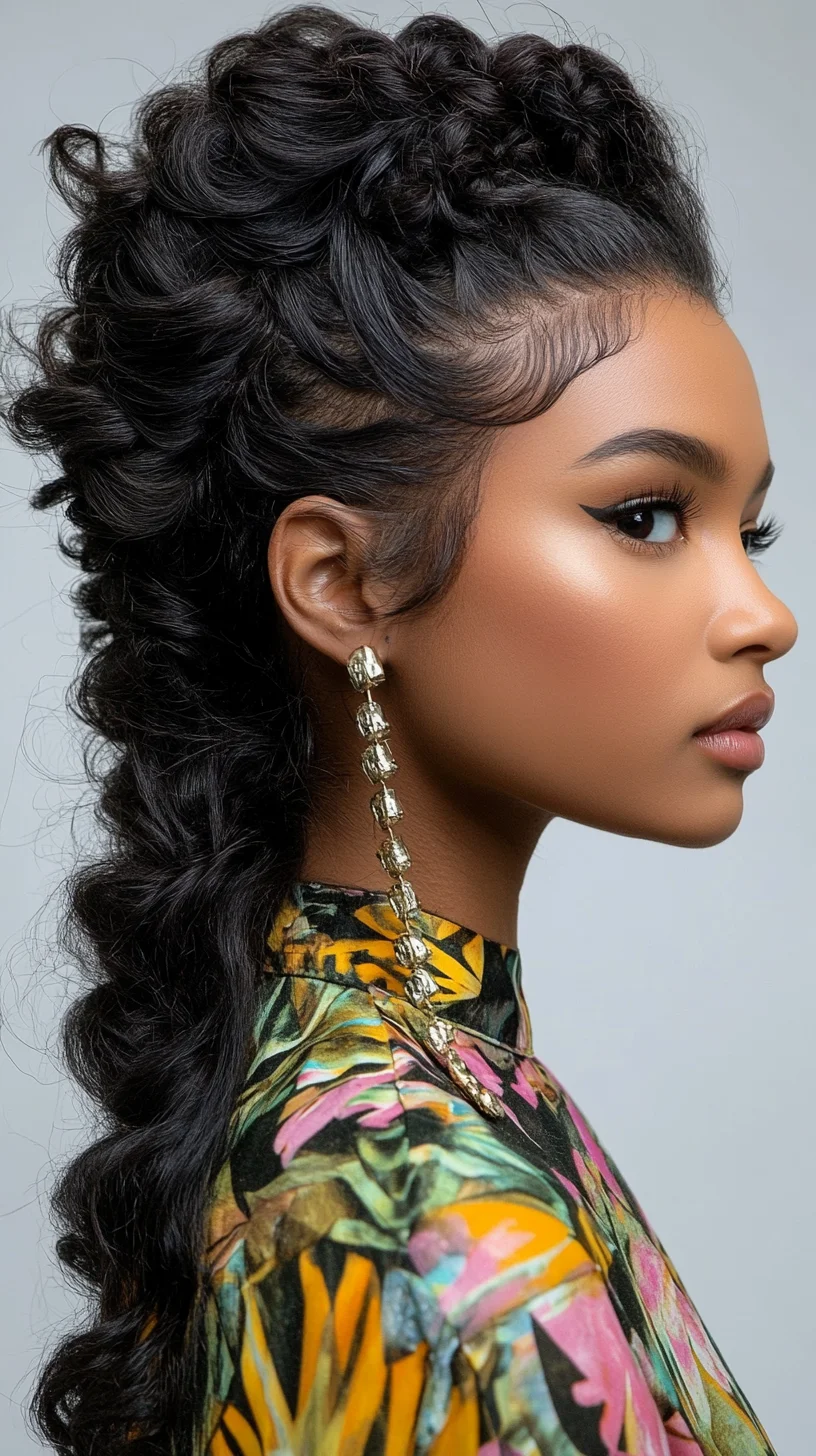 Embrace the Bold Elegance of Textured Braids and Volume