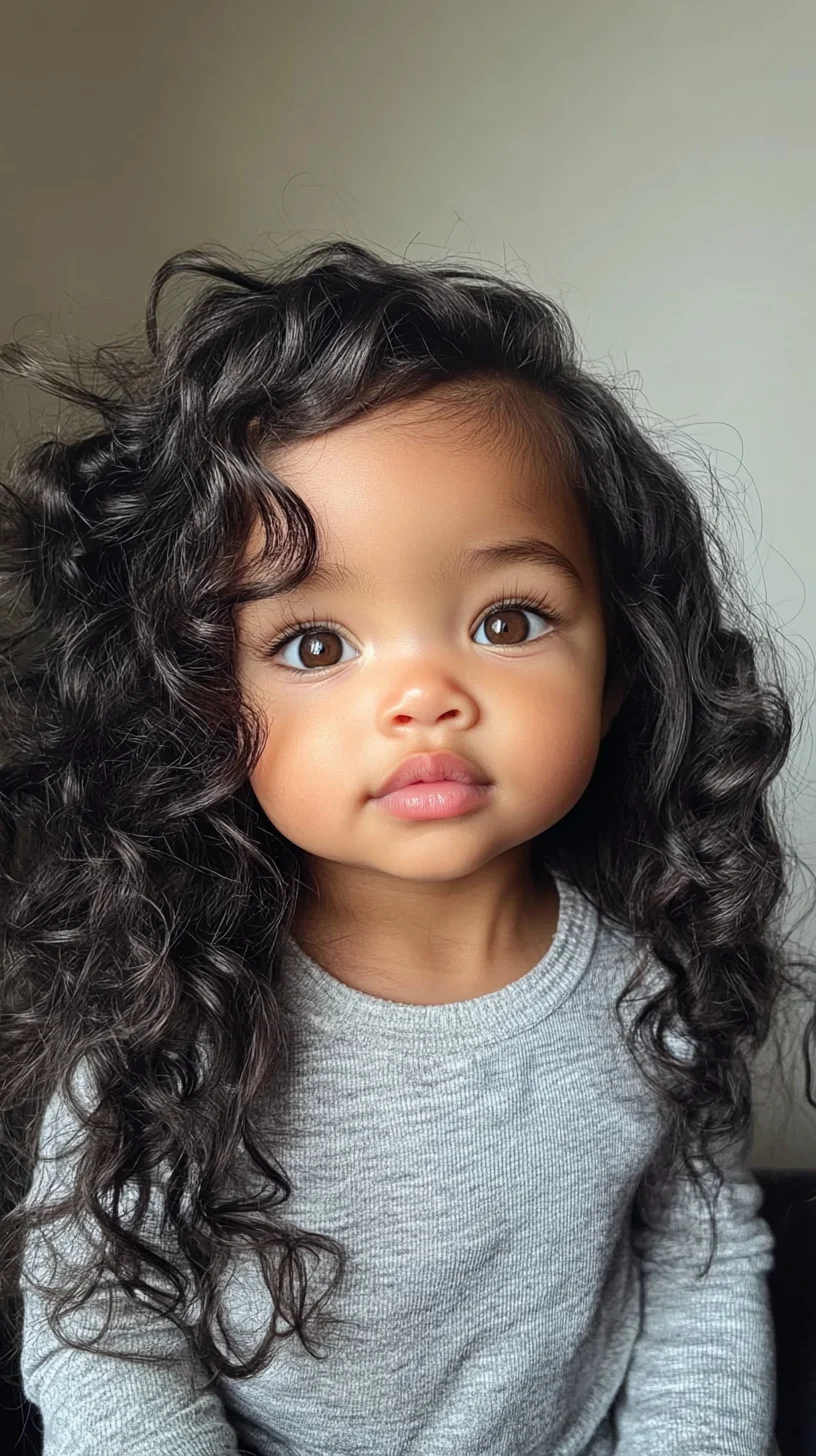 Embrace the Curls: Adorable Voluminous Ringlets for Little Ones