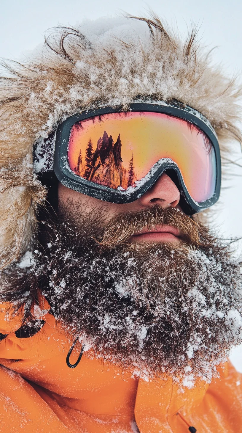 Embrace the Elements: The Rugged Frosted Beast Look