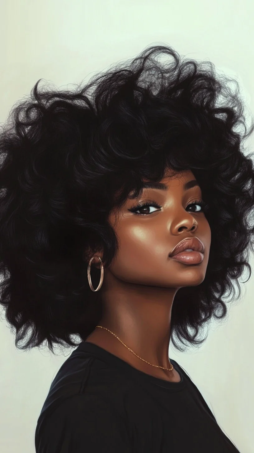 Embrace the Volume: The Bold and Beautiful Curly Afro