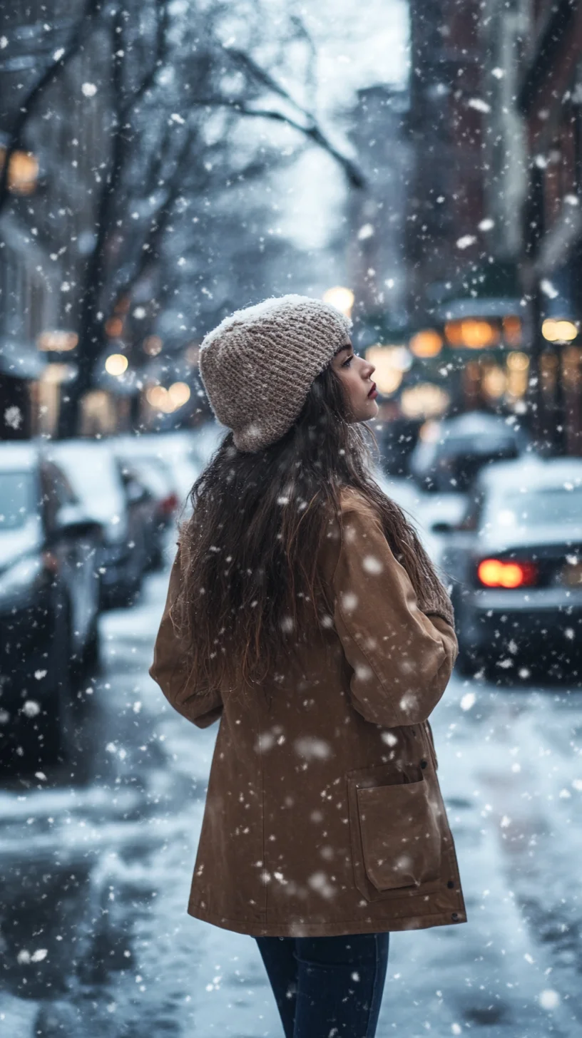 Embrace Winter Charm: Cozy Layers for Effortless Style in Snowy Streets