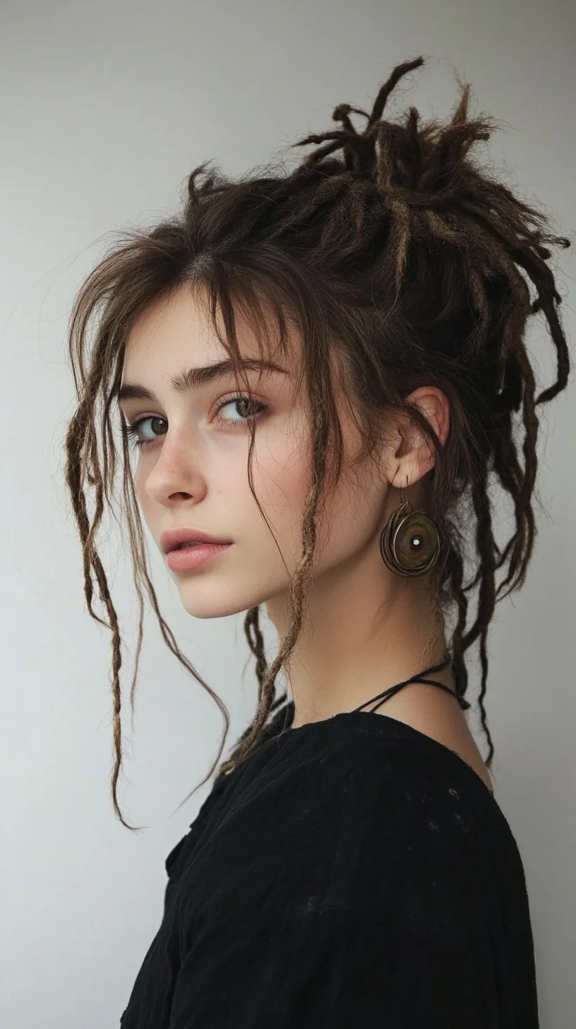 Embrace Your Inner Bohemian with Stunningly Versatile Dreadlocks