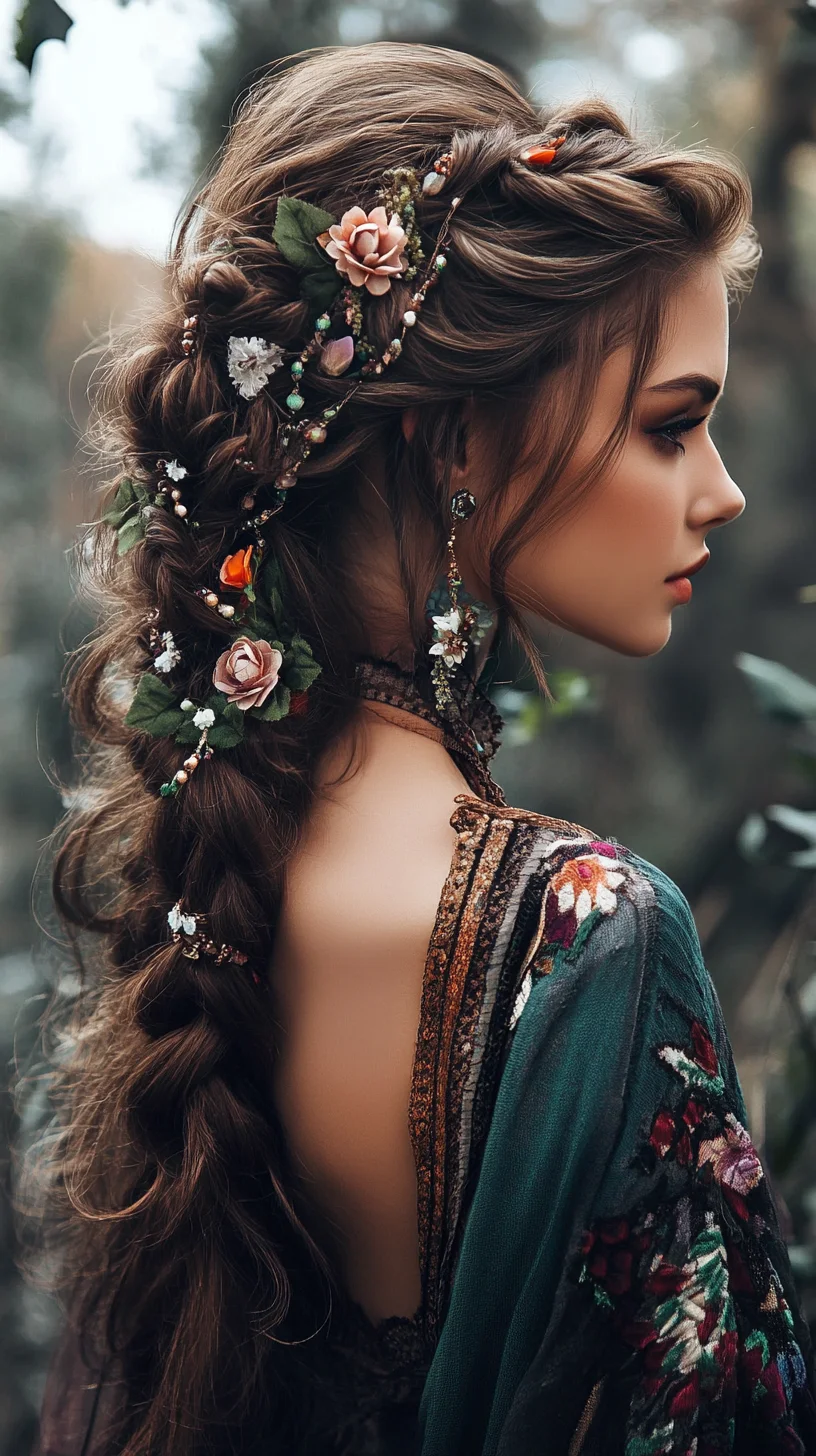 Enchanting Bohemian Braid: A Whimsical Style for Effortless Elegance