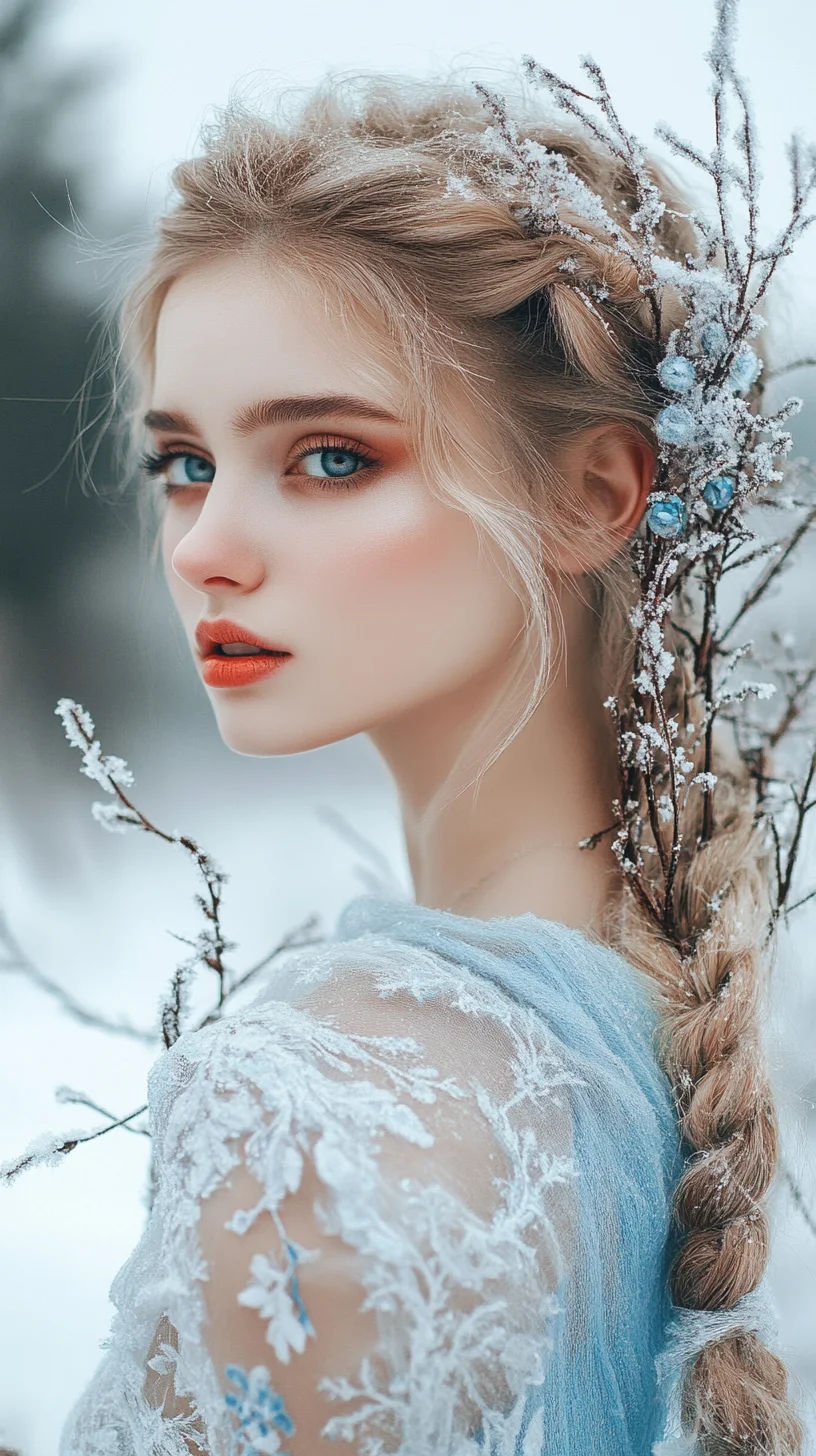 Enchanting Frozen Elegance: Embrace the Whimsical Braided Look