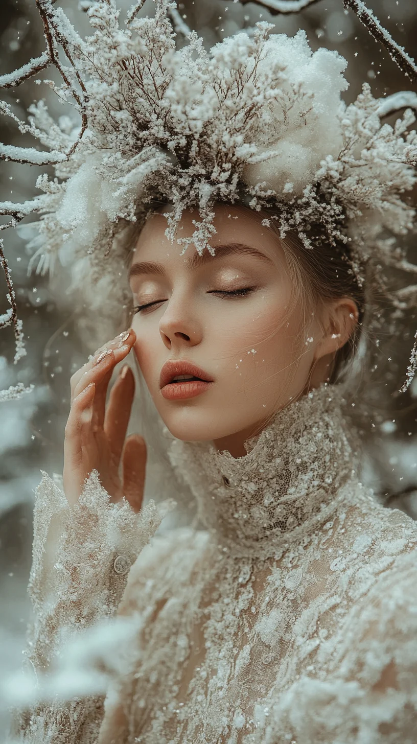 Enchanting Winter Elegance: Embrace Frosty Romance with Ethereal Layers