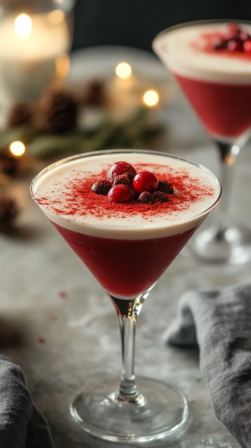 Festive Cranberry Cream Cocktail: A Holiday Delight!