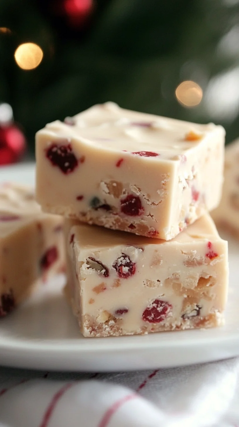 Festive Cranberry & Nut Fudge: A Holiday Delight!