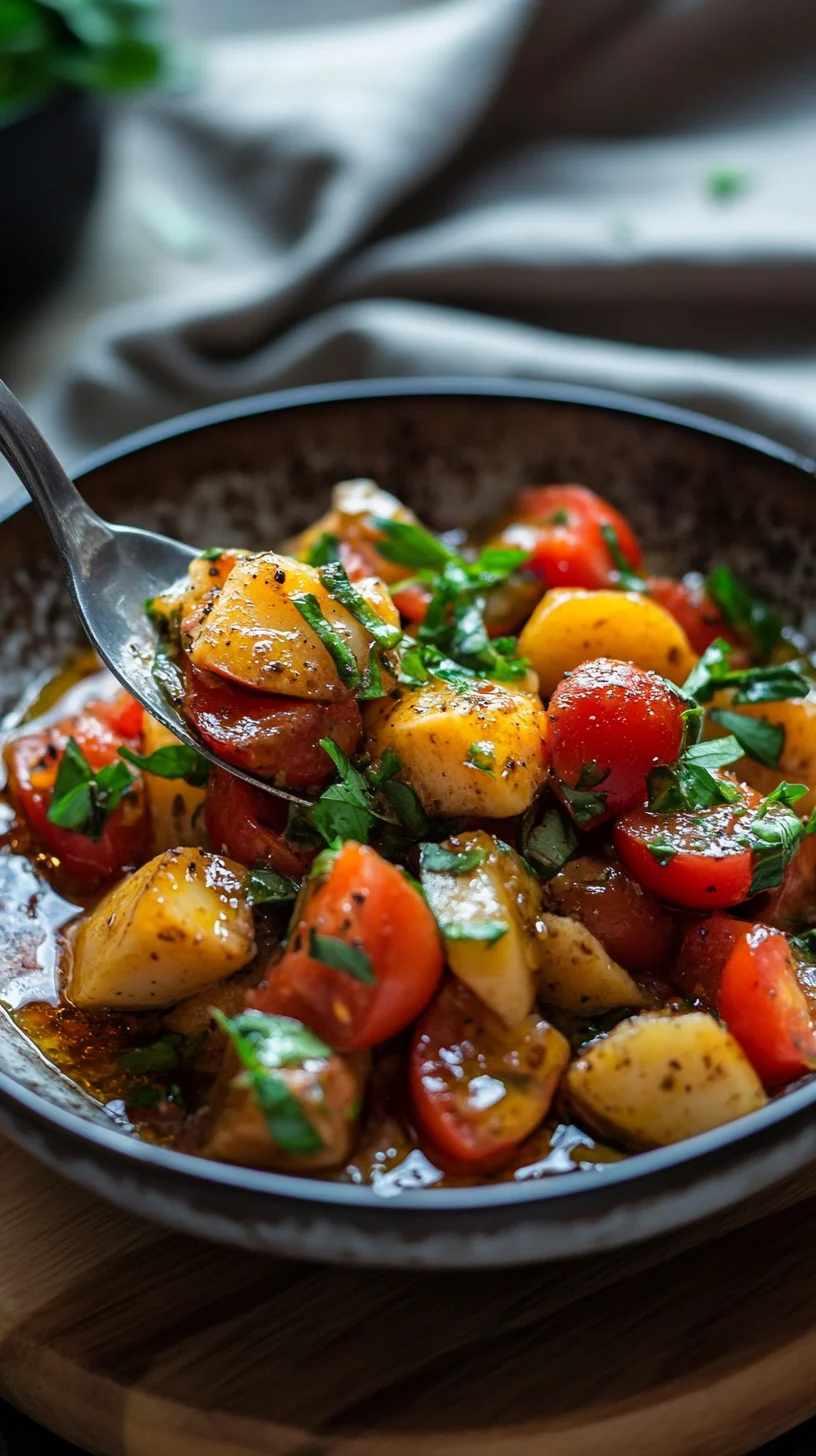 Fresh and Flavorful Tomato & Herb Medley Salad