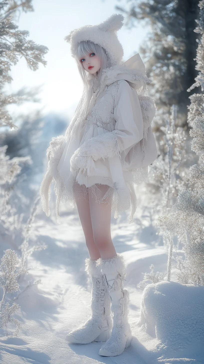 Frosty Whimsy: Embrace Winter Magic with Chic Layers and Soft Textures