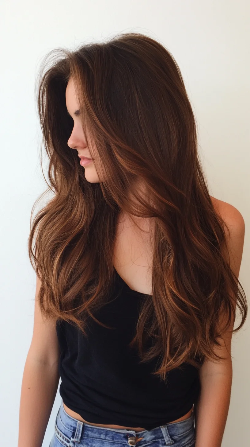 Heading: Effortless Waves: The Ultimate Long Layered Hairstyle