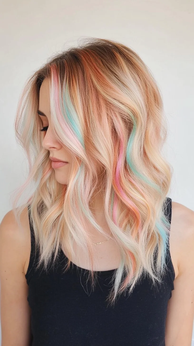 Head-Turning Colorful Waves: A Fun and Playful Look