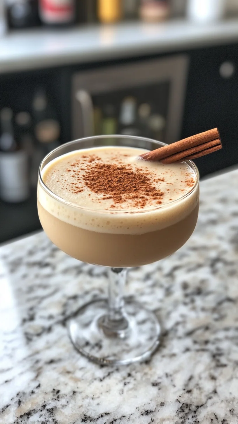 Indulge in Creamy Cinnamon Delight: A Luxurious Dessert Drink!