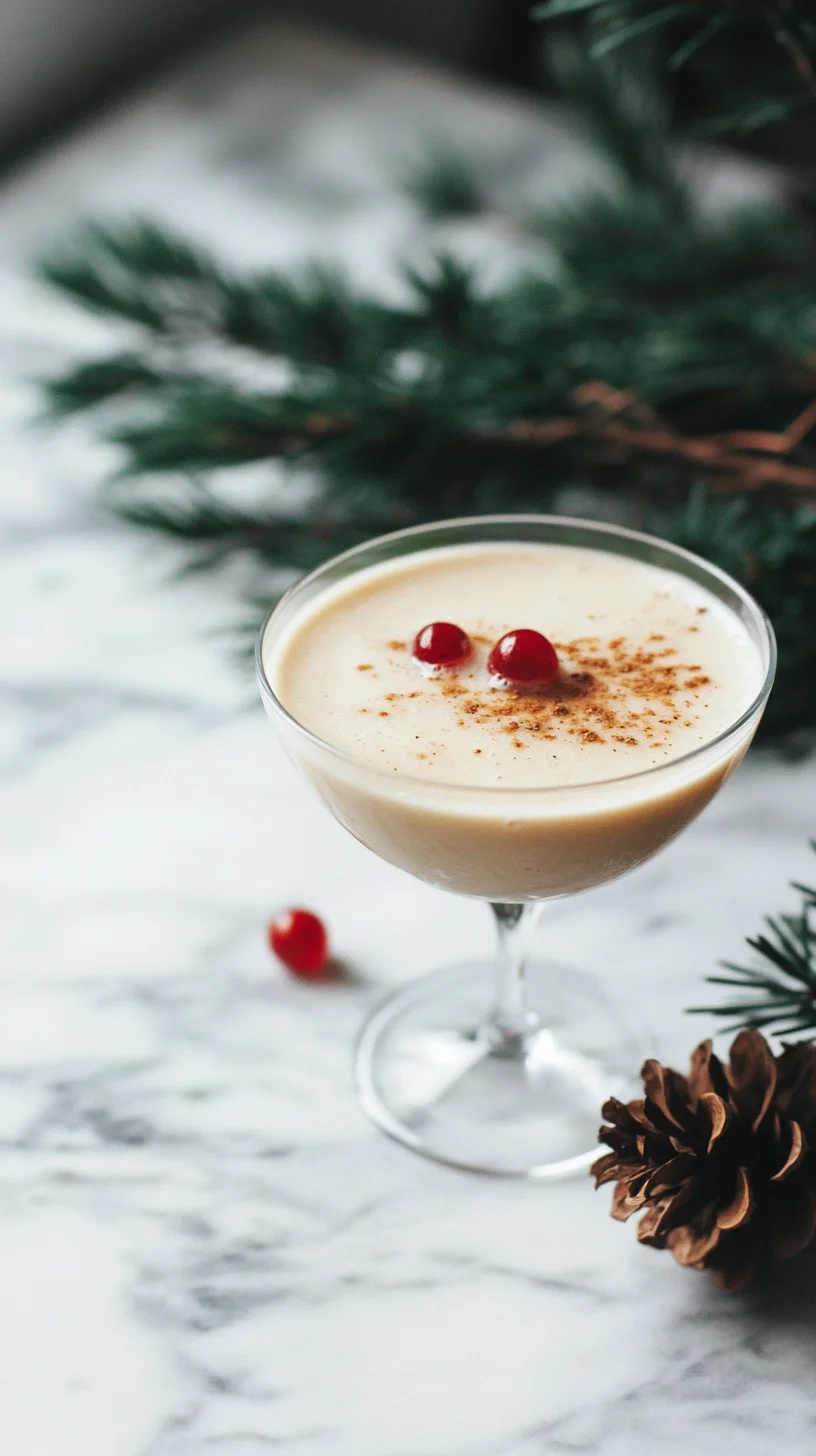 Indulge in Creamy Holiday Bliss: Festive Eggnog Delight!