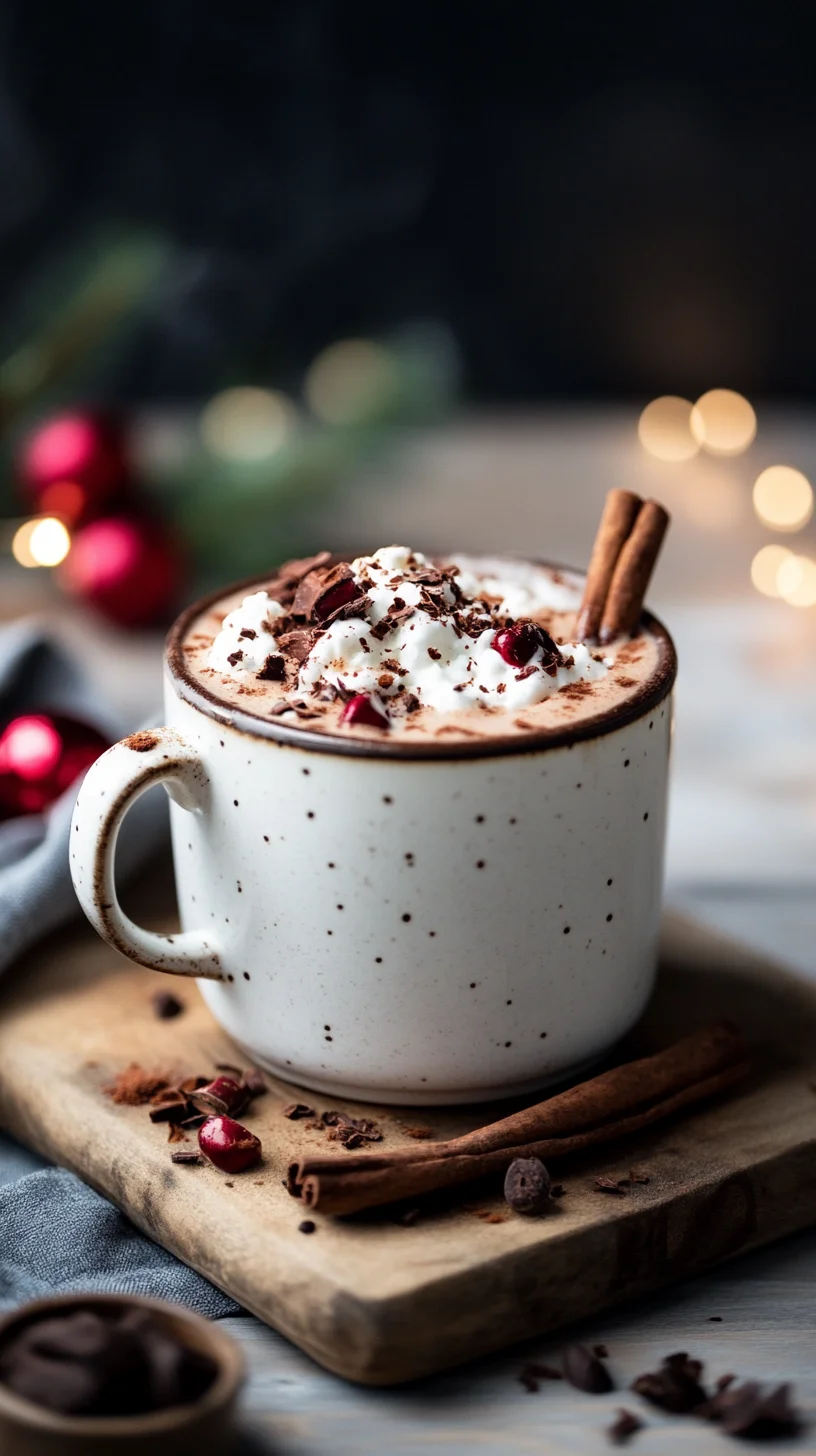 Indulge in Creamy Peppermint Hot Chocolate Bliss!