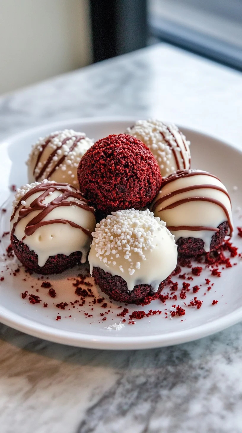 Indulge in Decadence: Irresistible Red Velvet Cake Balls!