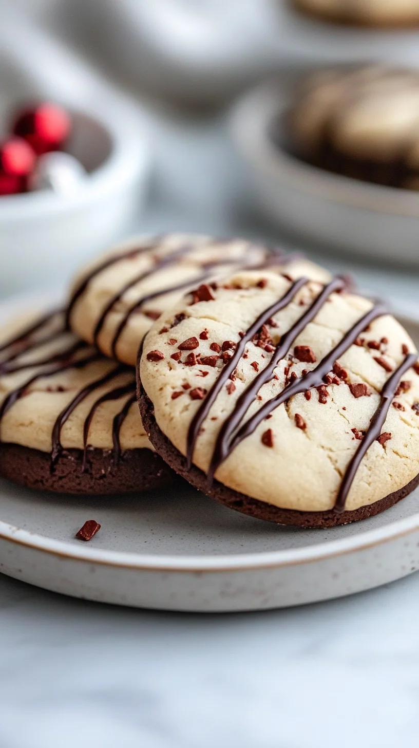 Indulge in Heavenly Chocolate Drizzle Cookies!