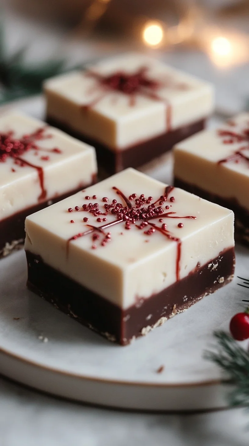 Indulge in Holiday Bliss: Decadent Layered Chocolate Fudge Bars!