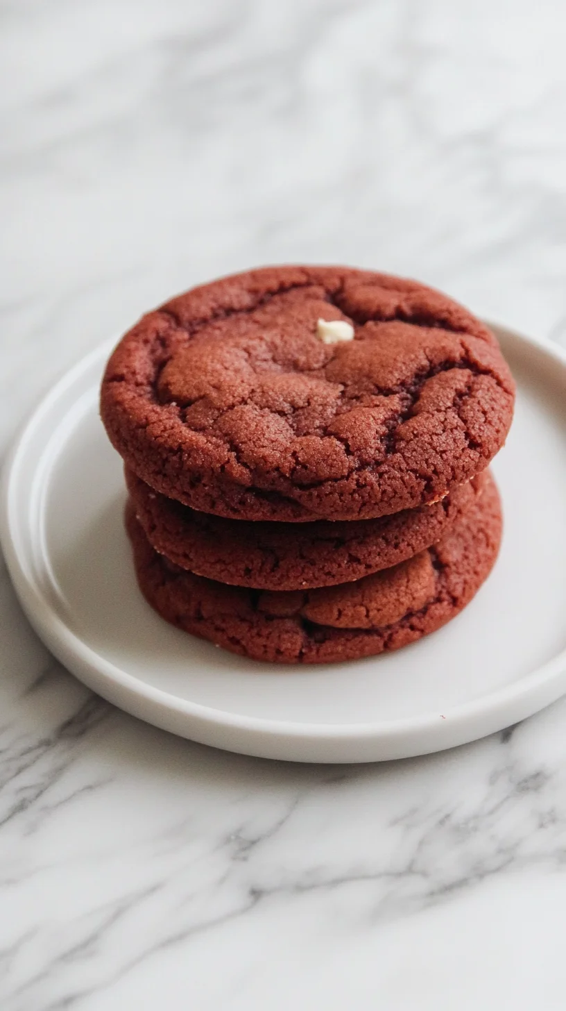 Indulge in Irresistible Sweetness: Decadent Red Velvet Cookies