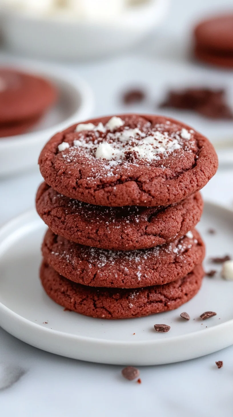 Indulge in Irresistible Sweetness: Red Velvet Cookies