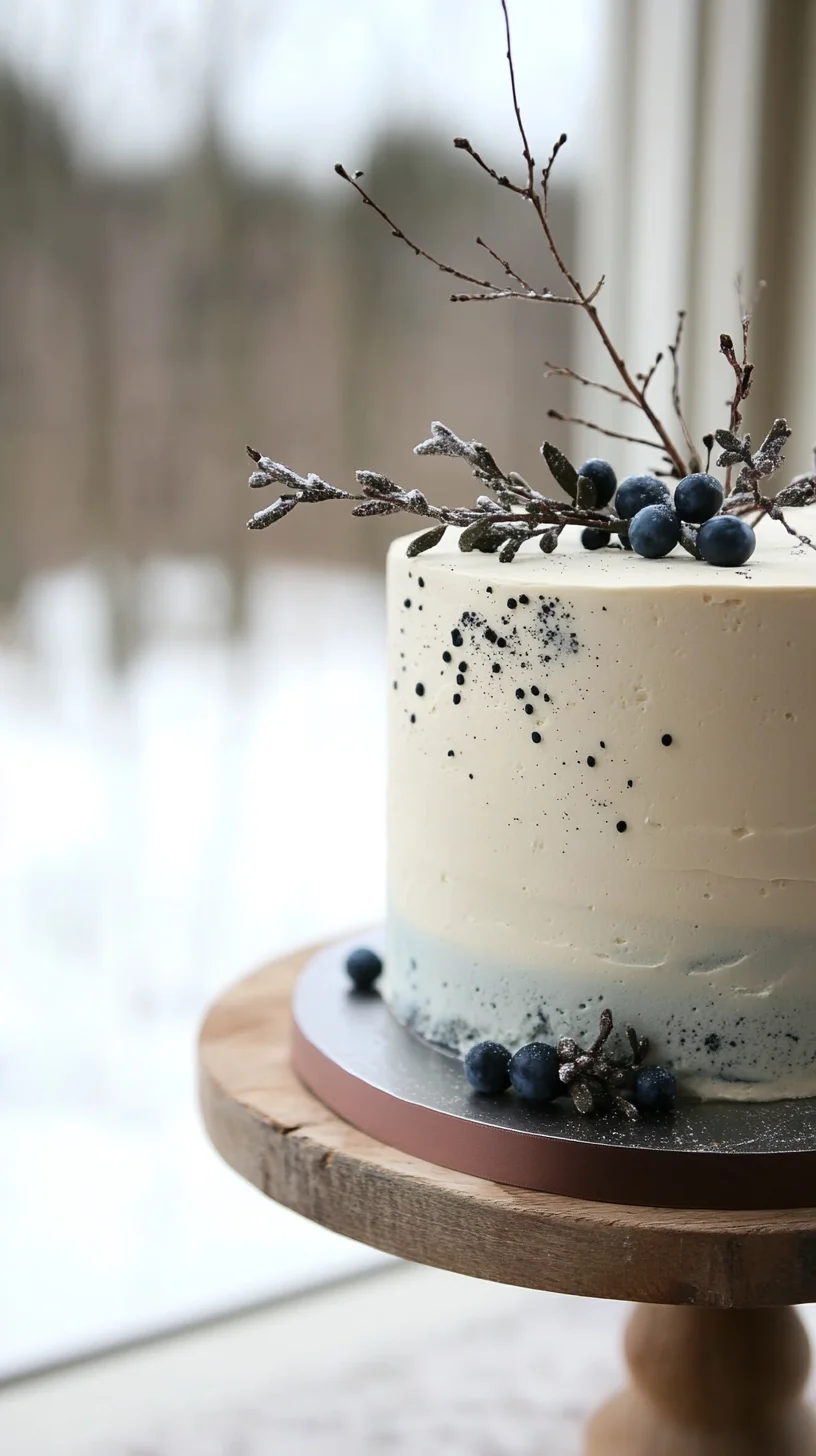 Indulge in Sweet Bliss: Decadent Blueberry Vanilla Cake