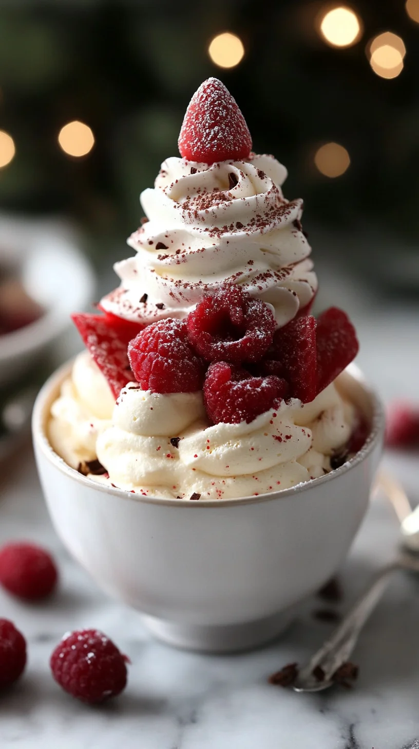 Indulge in Sweet Bliss: Decadent Raspberry Cream Dessert!