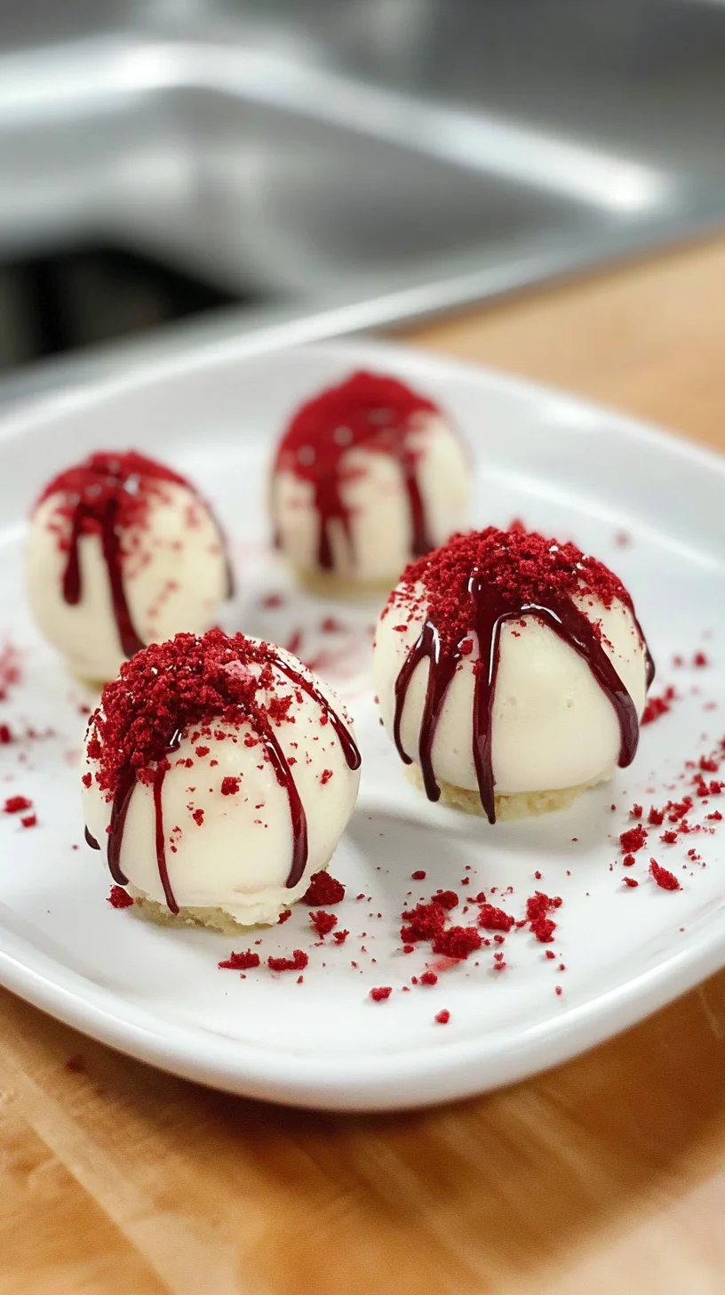 Indulge in Sweet Bliss: Decadent Red Velvet Cake Balls!