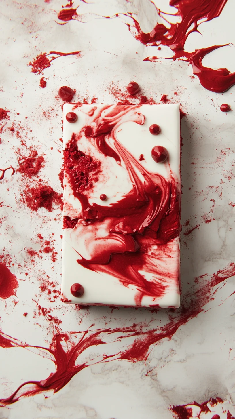 Indulge in Sweet Bliss: Decadent Red Velvet Chocolate Bars!