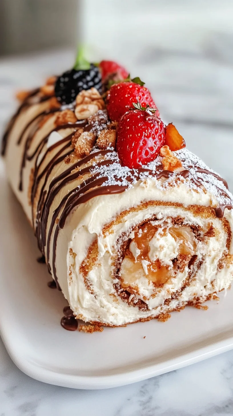 Indulge in Sweet Bliss: Heavenly Creamy Swiss Roll Delight!