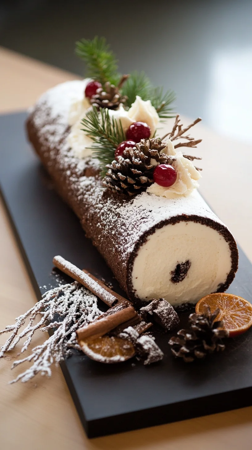 Indulge in Sweet Bliss: Irresistible Chocolate Yule Log Recipe!