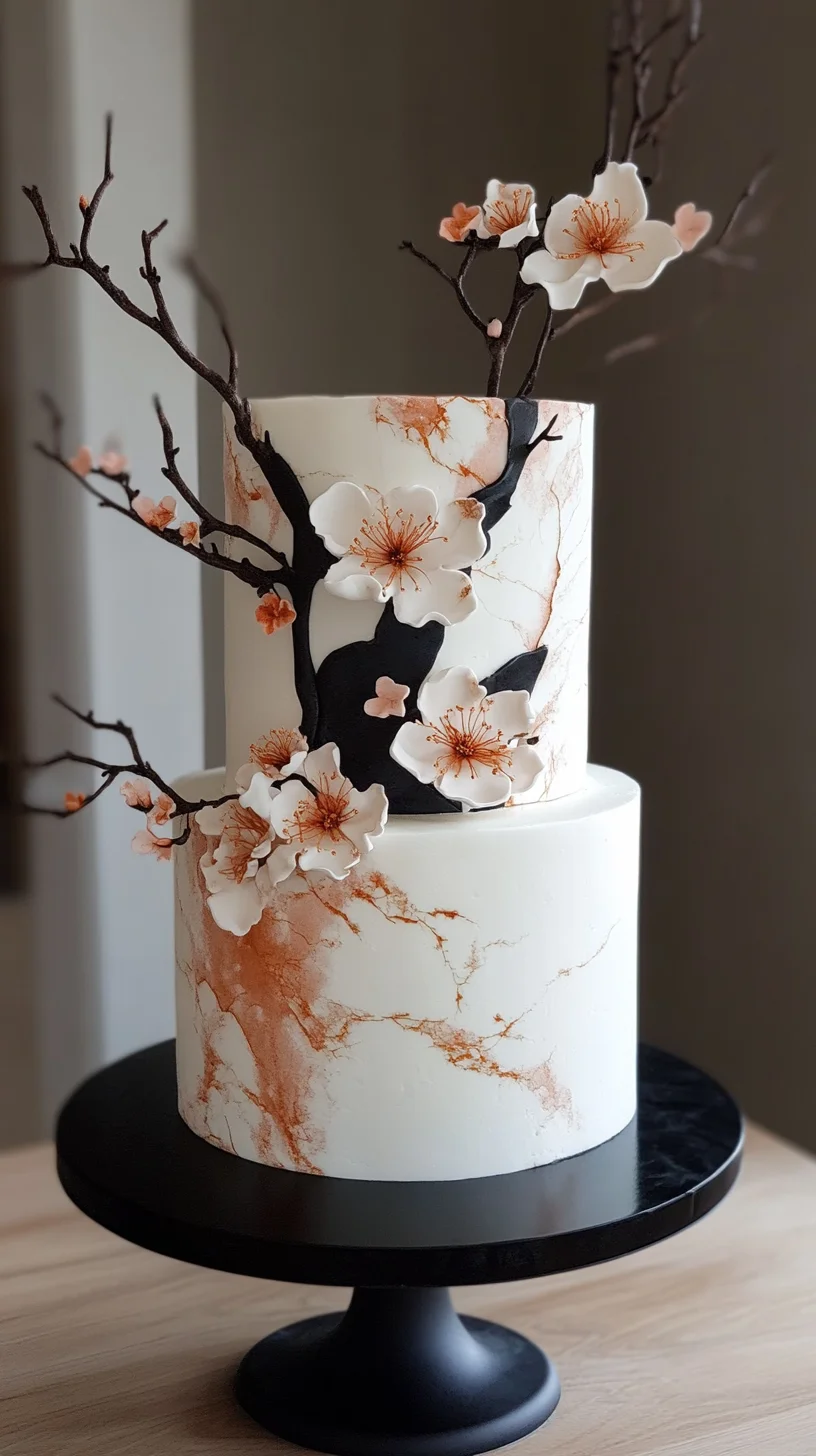 Indulge in Sweet Bliss: Marbled Cherry Blossom Cake Recipe