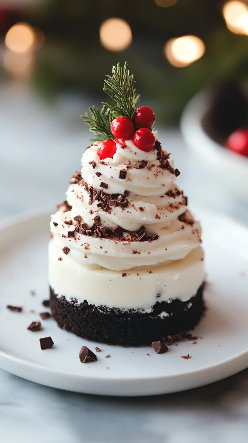 Indulge in Sweet Bliss: Mini Chocolate Christmas Trees!