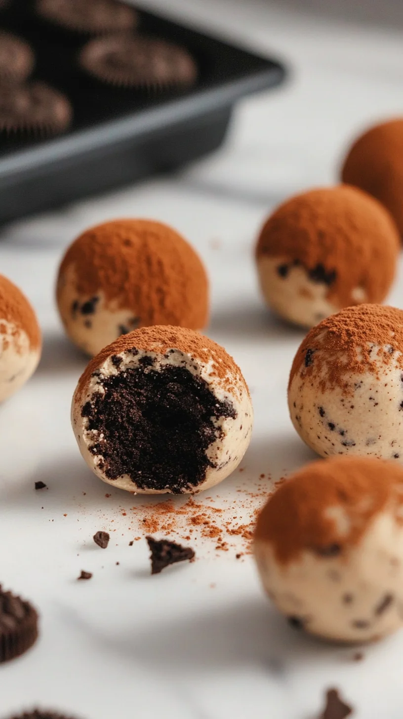 Indulge in Sweet Bliss: No-Bake Chocolate Cookie Truffles!