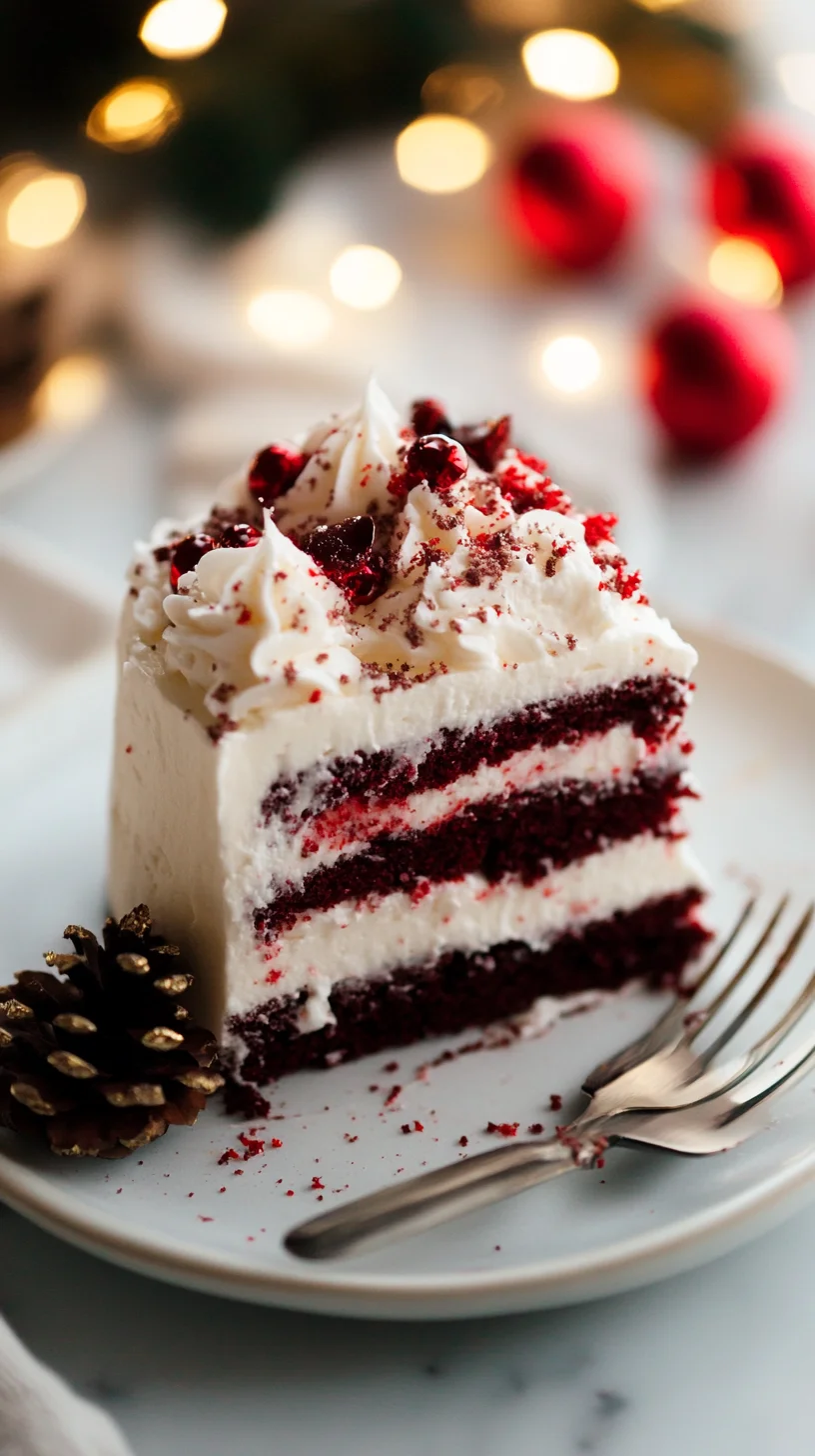 Indulge in Sweet Delight: Creamy Red Velvet Cake