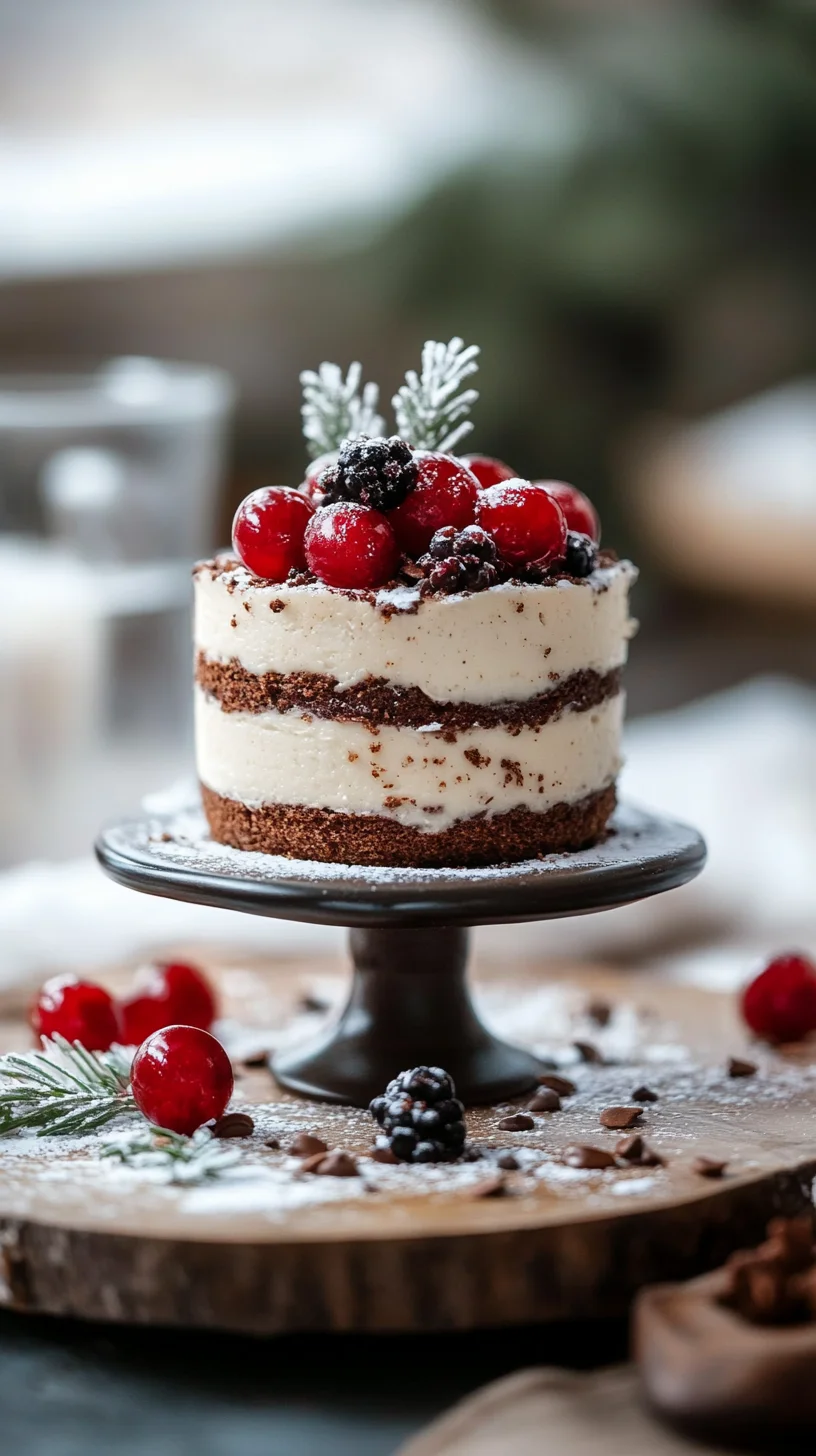 Indulge in Sweet Delight: Decadent Layered Berry Cream Cake