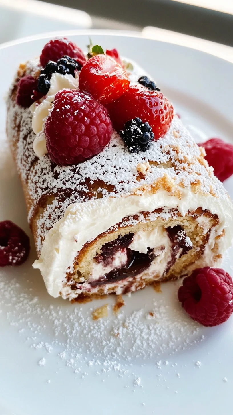 Indulge in Sweet Delight: Raspberry Cream Roll Recipe