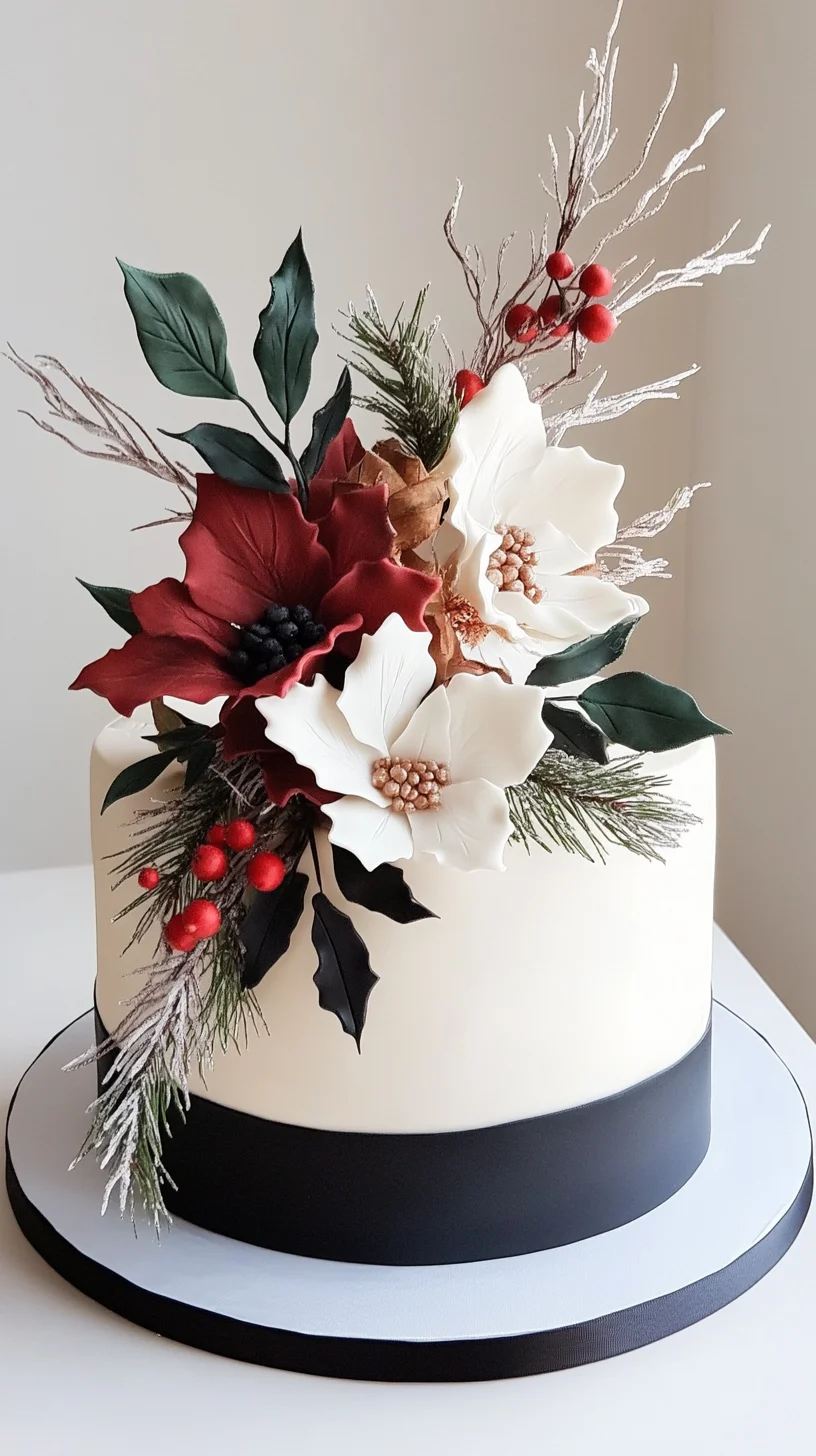 Indulge in Sweetness: Decadent Floral Buttercream Cake!