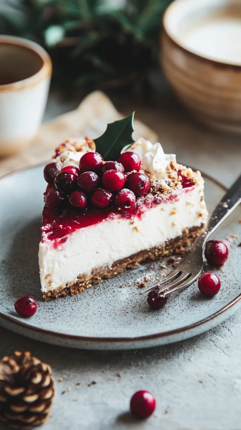 Indulge in Sweetness: Delightful Cranberry Cheesecake Recipe!