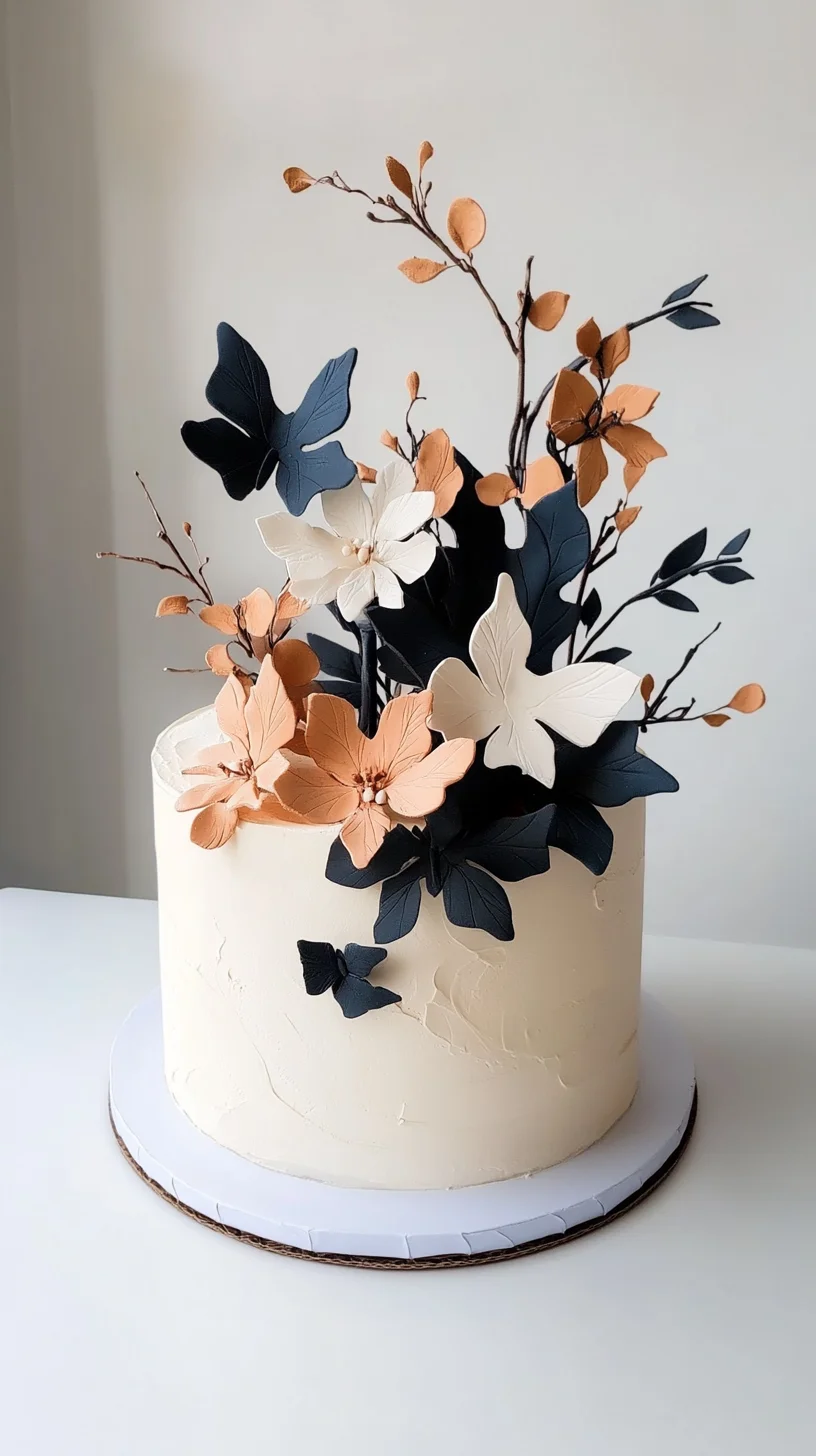 Indulge in Sweetness: Delightful Floral Buttercream Cake