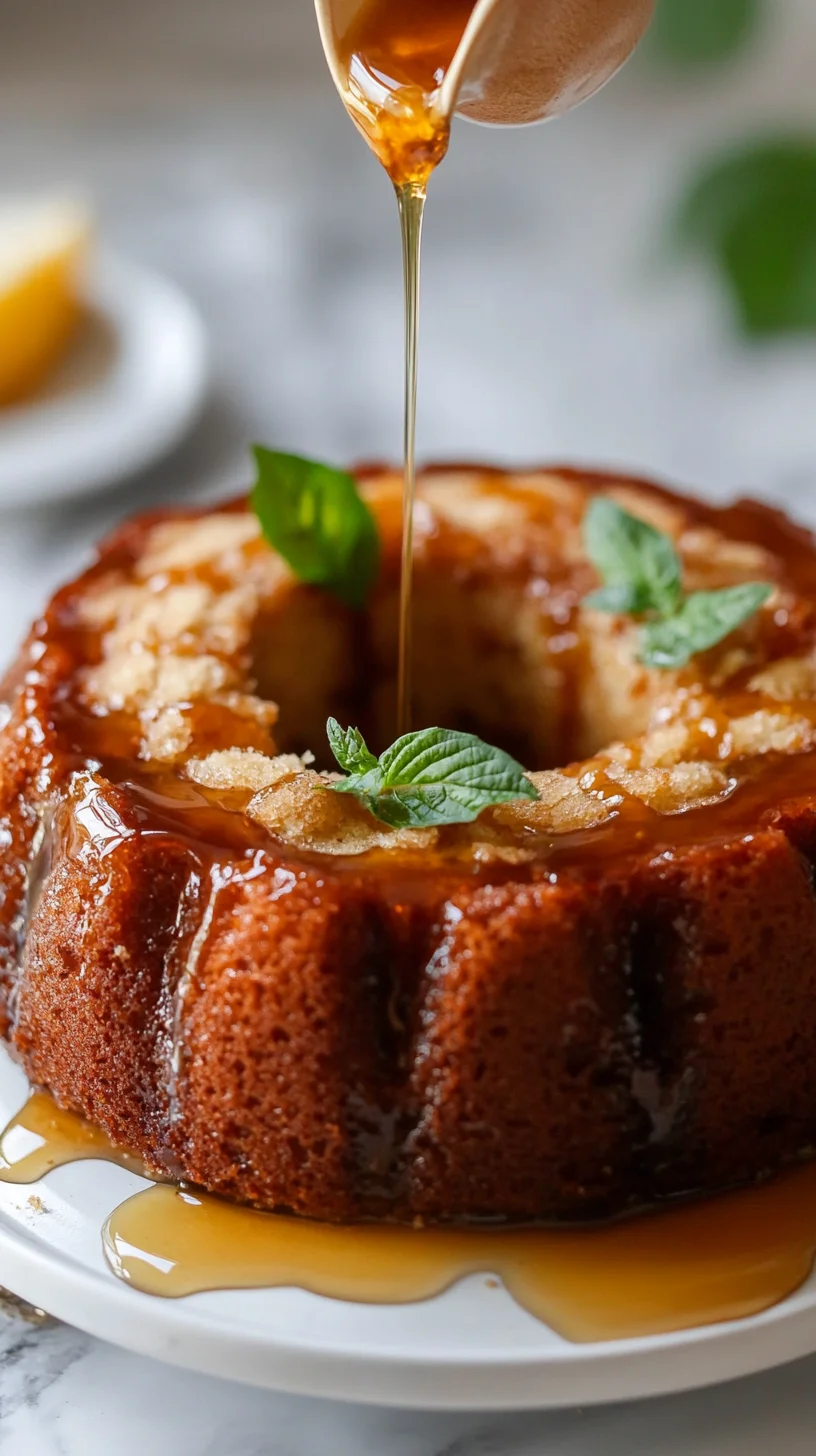 Indulge in Sweetness: Honey-Lemon Bundt Cake Bliss!