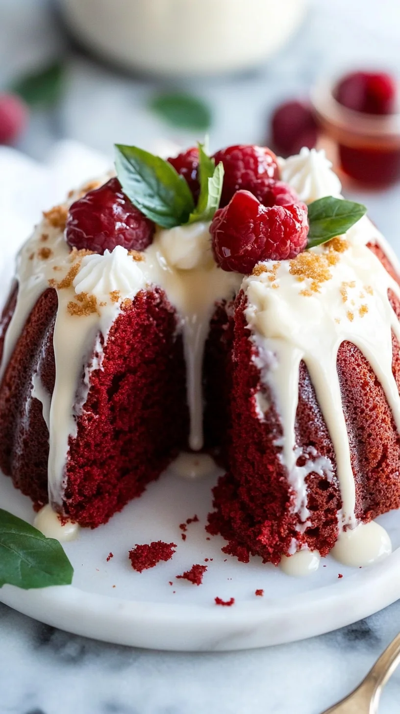 Indulge in Sweetness: Irresistible Red Velvet Bundt Cake