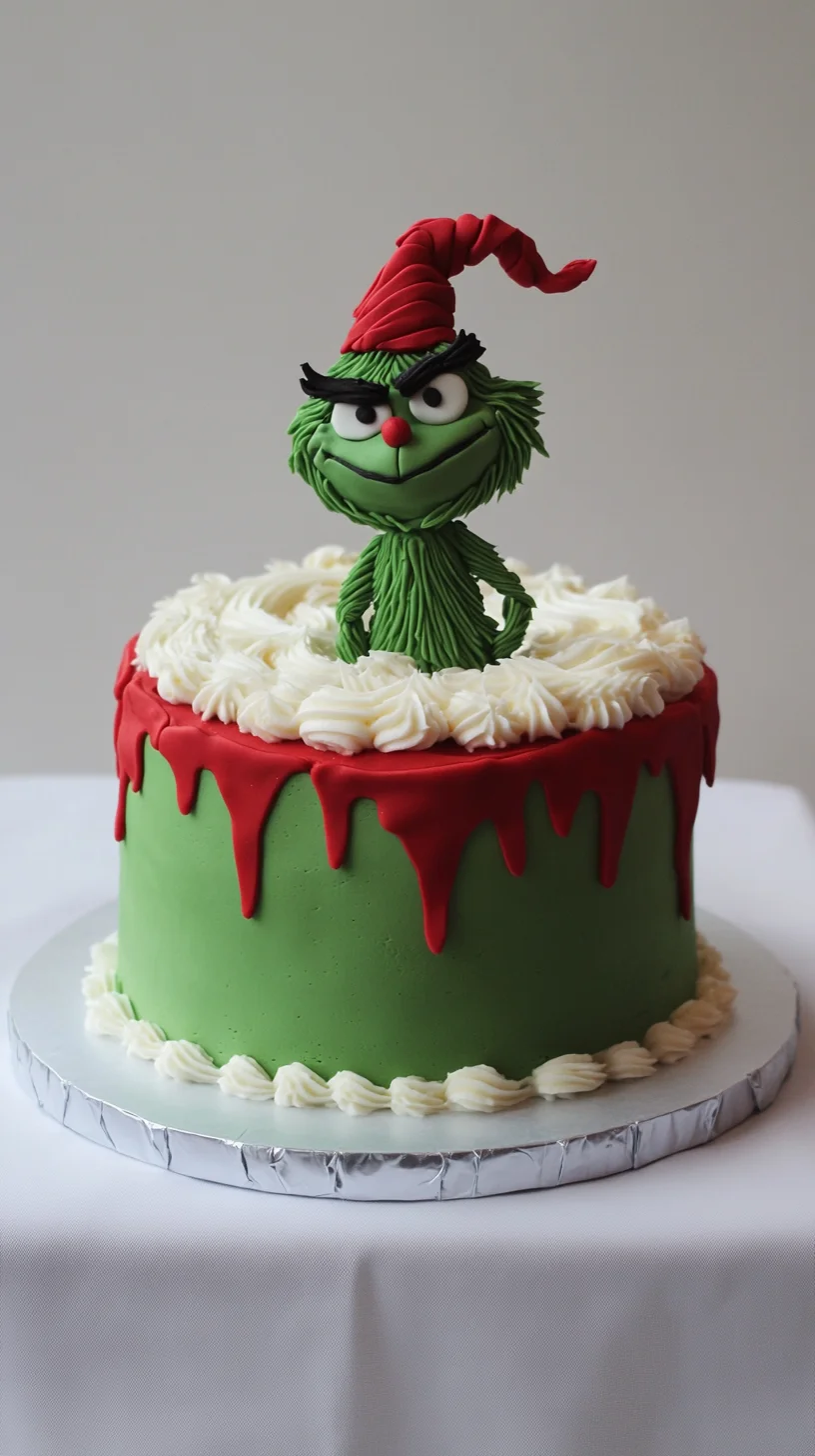 Indulge in the Sweetness of a Grinch-Inspired Cake!